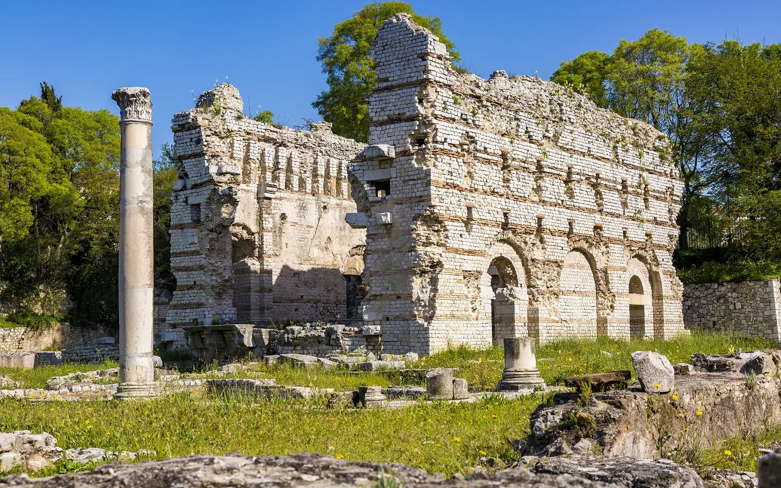 Les vestiges romains de Cemenelum, à Cimiez